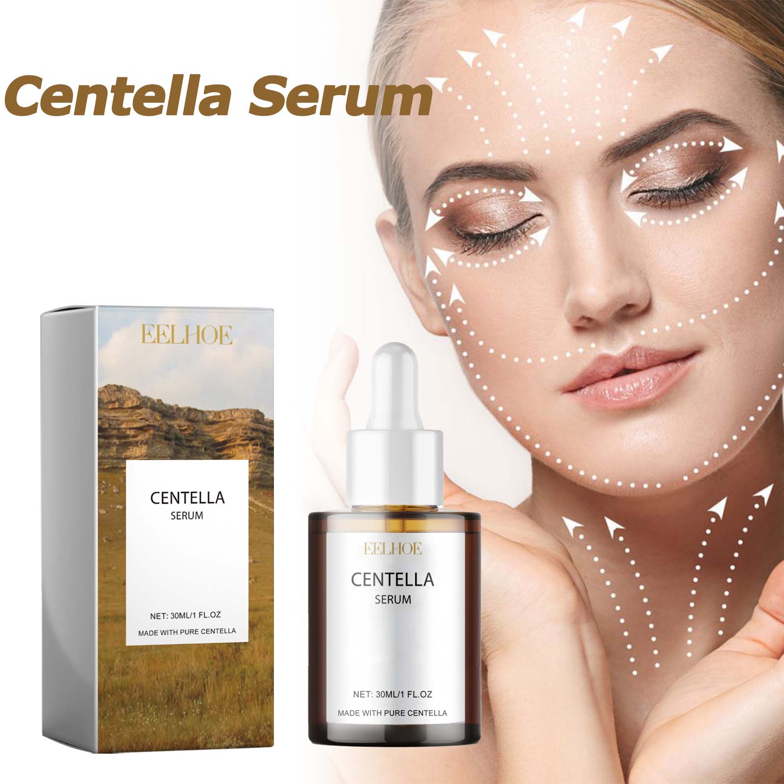 Centella Asiatica Toner - Centella Siero Nutriente Miglioramento Pelle Secca