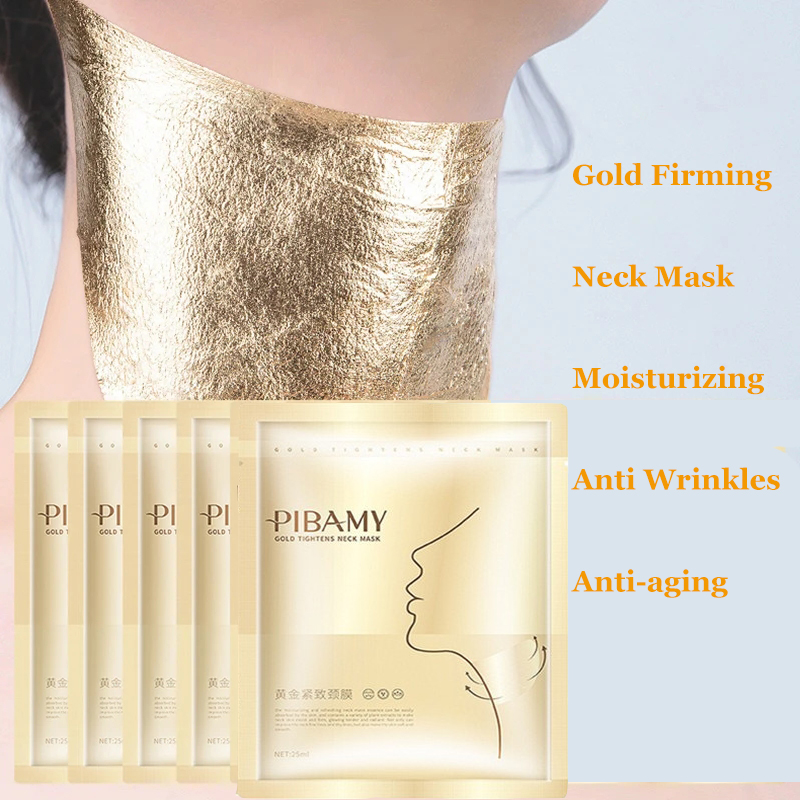 Skincare Omg - Maschera per il collo rassodante dorata