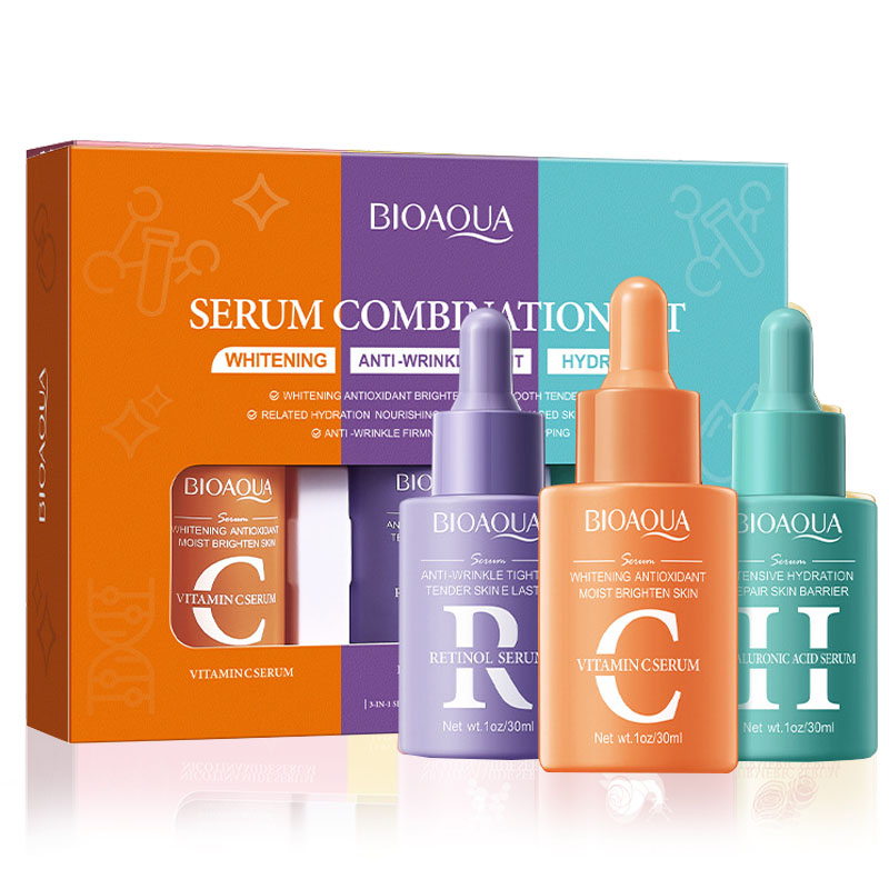 3 pz/set BIOAQUA Vitamina C Re - Hyaluronic Acid Serum recensione e prezzo