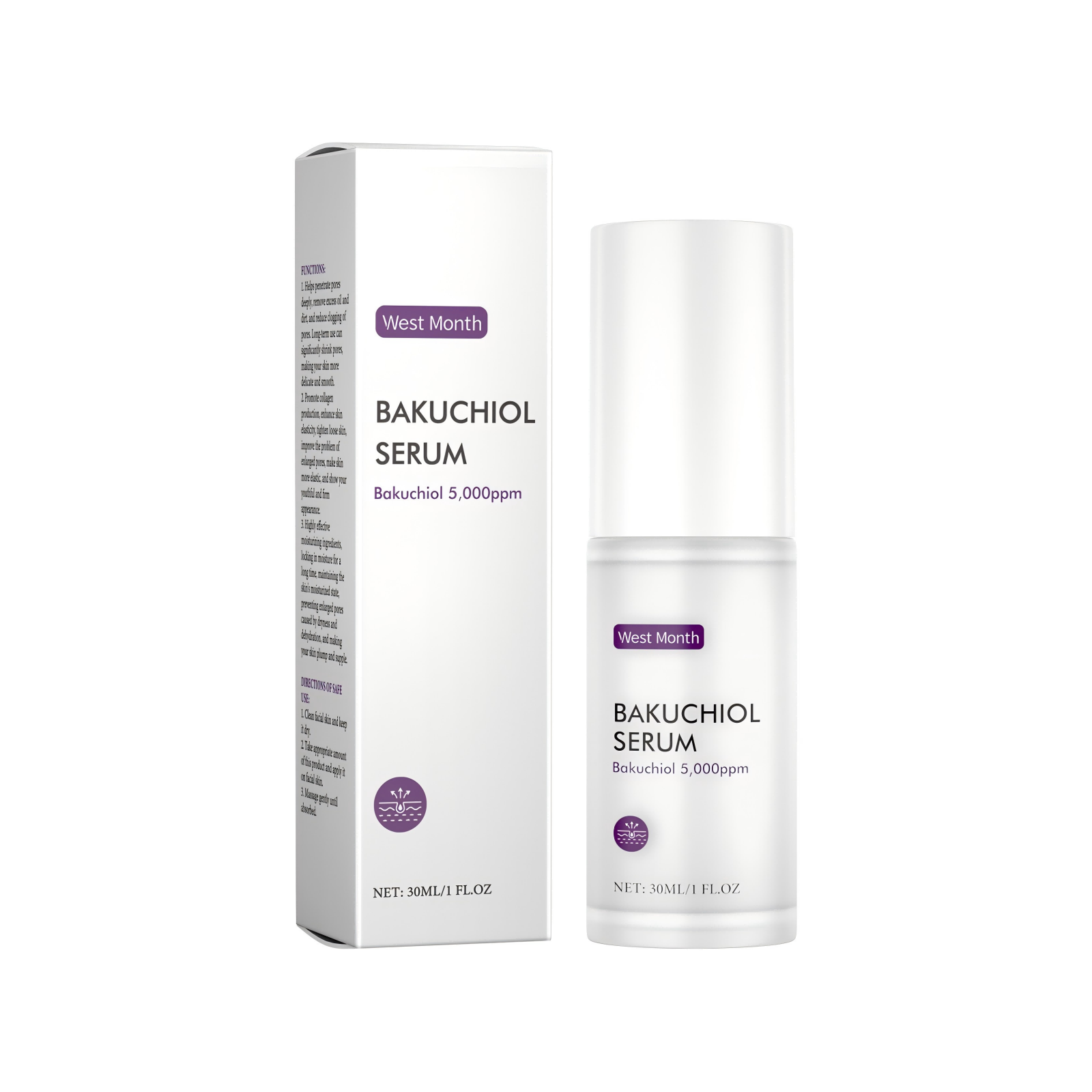 West Month Bakuchiol Siero per - Hyaluronic Acid Serum recensione e prezzo