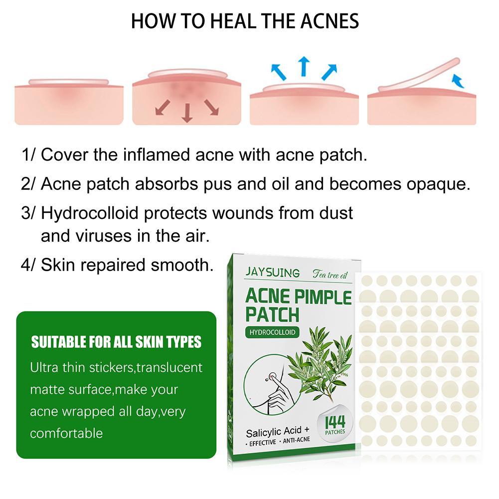 Tea Tree Oil Acne Patch 144 pe - Tea Tree Spot Treatment recensione e prezzo