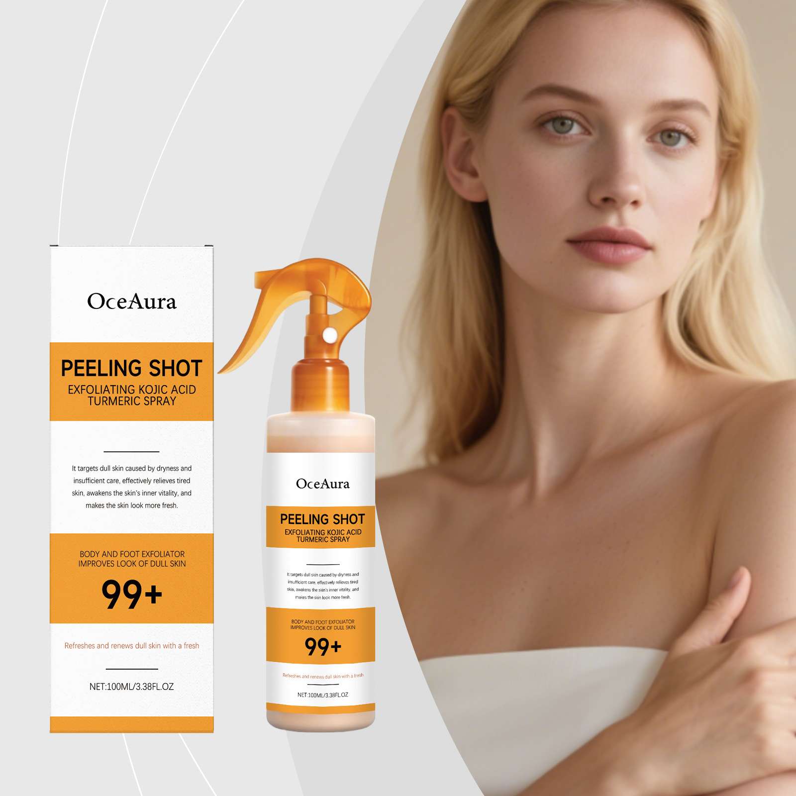 Spray all'Acido Kojico e Curcu - Skincare Glowing recensione e prezzo