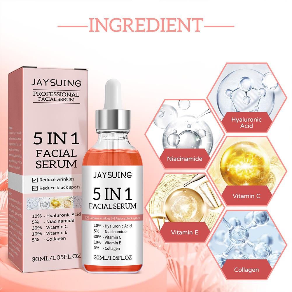 Siero viso 5 in 1 con vitamina - Hyaluronic Acid Serum recensione e prezzo