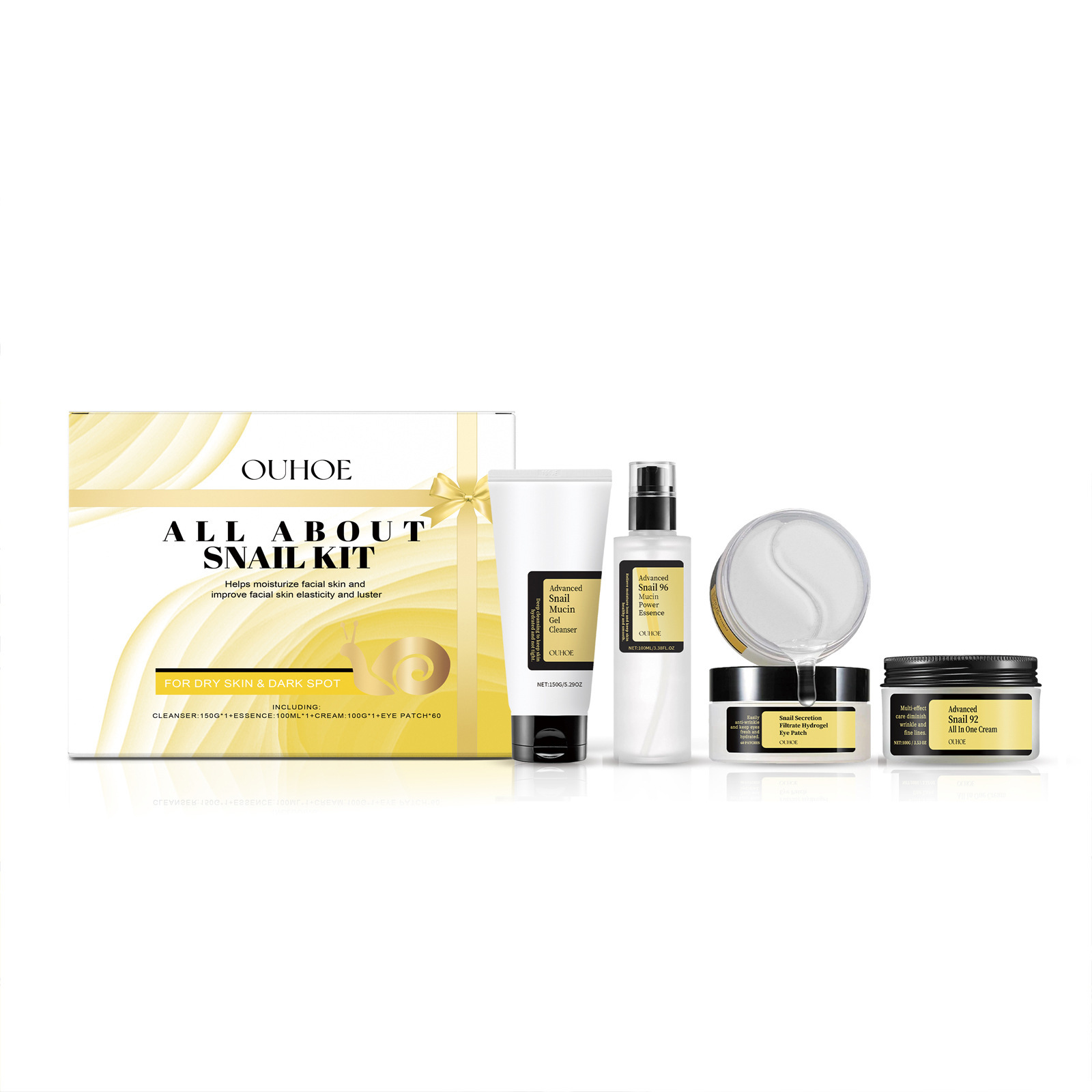 Lumaca Mucin 96 Set per la cur - Skincare Glowing recensione e prezzo
