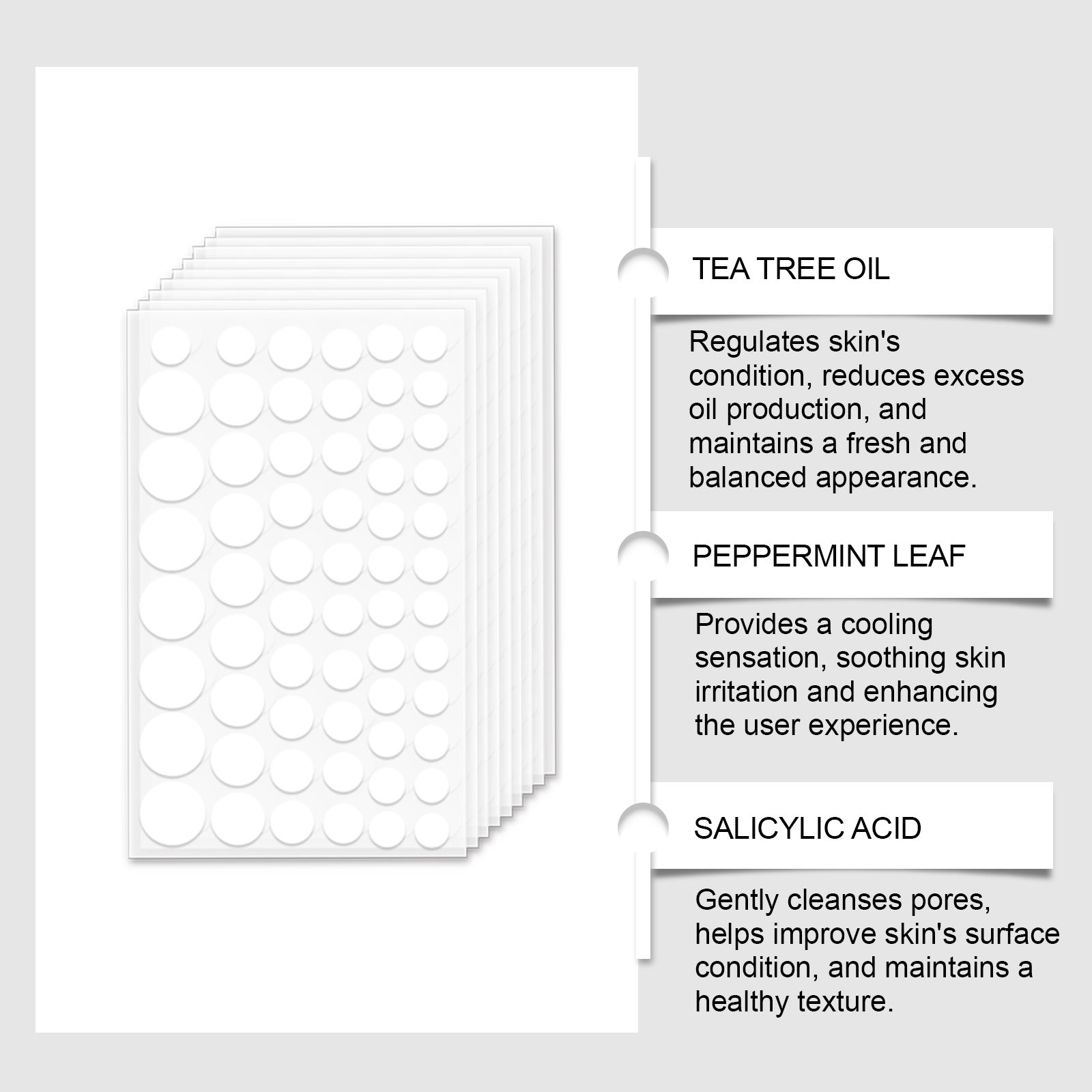 Patch per l'acne idrocolloidal - Tea Tree Spot Treatment recensione e prezzo